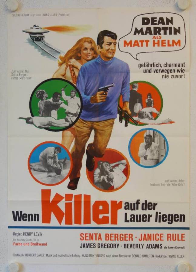 Wenn Killer auf der Lauer liegen originales deutsches Filmplakat